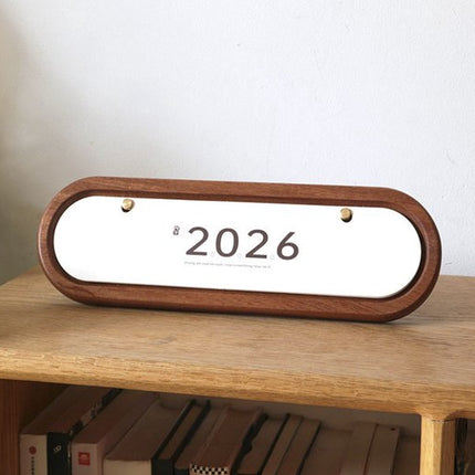 Desk Calendar 2026 - Minimalist Desk Calendar - Decorative Desk Planner - Desk Decoration - Simple Design - Suitable for Home and Office.