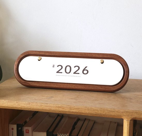 Desk Calendar 2026 - Minimalist Desk Calendar - Decorative Desk Planner - Desk Decoration - Simple Design - Suitable for Home and Office.