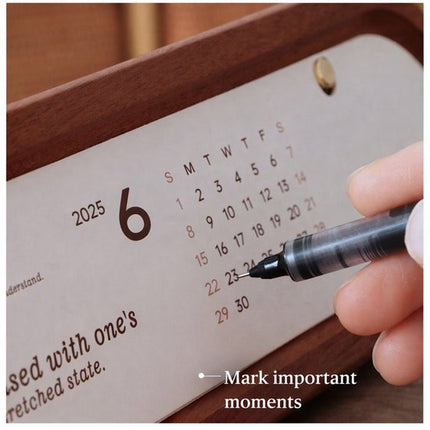 Desk Calendar 2026 - Minimalist Desk Calendar - Decorative Desk Planner - Desk Decoration - Simple Design - Suitable for Home and Office.