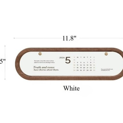 Desk Calendar 2026 - Minimalist Desk Calendar - Decorative Desk Planner - Desk Decoration - Simple Design - Suitable for Home and Office.