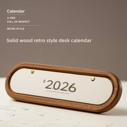 Desk Calendar 2026 - Minimalist Desk Calendar - Decorative Desk Planner - Desk Decoration - Simple Design - Suitable for Home and Office.