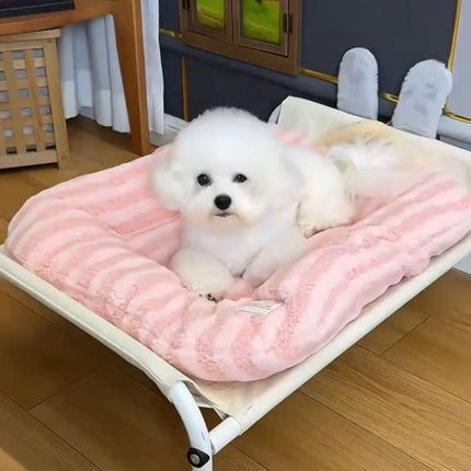 Cat Bed - Pet Mat - Soft and Warm Sleeping Mat for Cats and Small Pets, Comfortable and Cozy - Suitable for All Pets (Pink, S: 40 * 50cm).