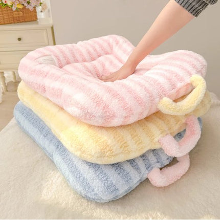 Cat Bed - Pet Mat - Soft and Warm Sleeping Mat for Cats and Small Pets, Comfortable and Cozy - Suitable for All Pets (Pink, S: 40 * 50cm).