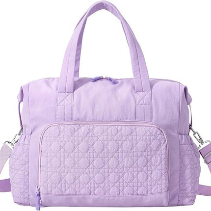 Sports Bag - Waterproof Travel Bag - 24 Liter Carry Bag - Zippered - Lightweight & Durable - Suitable for Gym, Training & Travel（Purple）.