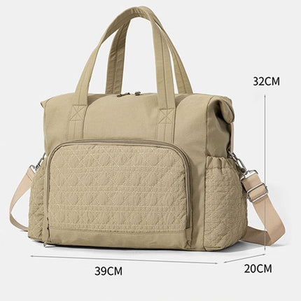 Sports Bag - Waterproof Travel Bag - 24 Liter Carry Bag - Zippered - Lightweight and Durable - Suitable for Gym, Training and Travel（Light Yellow）.