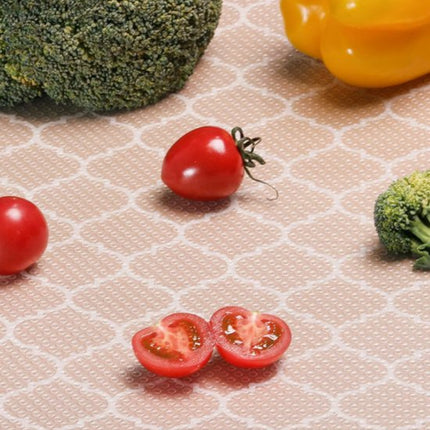 Drawer Mat - Kitchen Drawer Mat - Kitchen Cabinet Shelf Protector - Non-Adhesive, Waterproof EVA Drawer Mat, Easy to Cut to Size for Refrigerator, Cabinet or Chest of Drawers (White, 11.8"W x 78.7"L).
