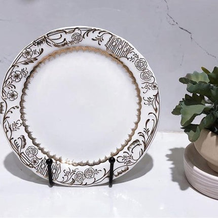 6 Inch Black Metal Display Stands - 3-Pack for Photos, Books & Art - Sturdy Metal Design.