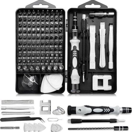 115-Piece Precision Screwdriver Set - Magnetic for Phone, Laptop & Electronics - Professional Repair Kit with Storage Case.