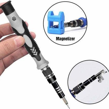 115-Piece Precision Screwdriver Set - Magnetic for Phone, Laptop & Electronics - Professional Repair Kit with Storage Case.
