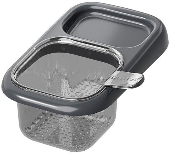 Sink Strainer & Drip Rack - With Suction Cup & Removable Strainer Tray - For Vegetables & Food Waste - Black.