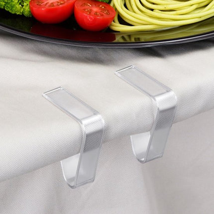 Tablecloth Clips - Pack of 24 - Transparent Tablecloth Clips - Windproof Tablecloth Clips - Suitable for Weddings and Parties.