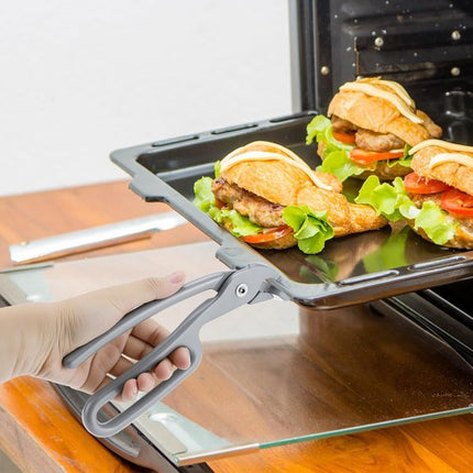 Heat-resistant tongs - Baking tongs - Non-slip plate tongs - Steam tongs - Heat-resistant tongs - Pizza pan tongs - Multifunctional heat-protecting oven tongs - Robust pan tongs made of cast aluminum.