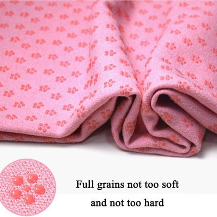Yoga towel - Yoga towel - Yoga towel - Moisture-regulating and non-slip - Yoga towel - Quick-drying yoga mat fabric - Breathable yoga mat with mesh storage bag - Suitable for hot yoga, pilates and fitness - Pink.