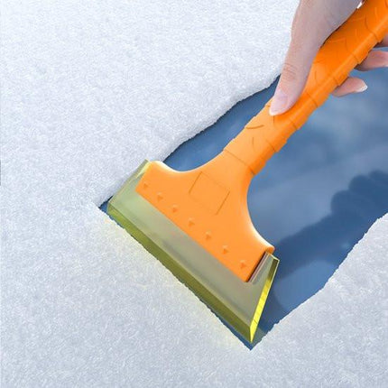 Snow brush and ice scraper - ergonomic foam handle for effortless cleaning - Universal for cars and trucks.