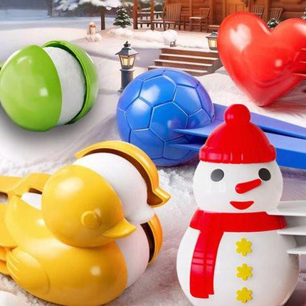 Snowball Maker for Kids | 6 Pieces - Safe PP Material.