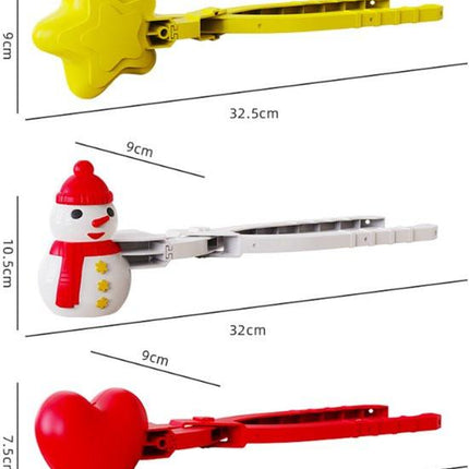 Snowball Maker for Kids | 6 Pieces - Safe PP Material.