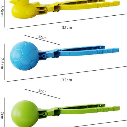 Snowball Maker for Kids | 6 Pieces - Safe PP Material.