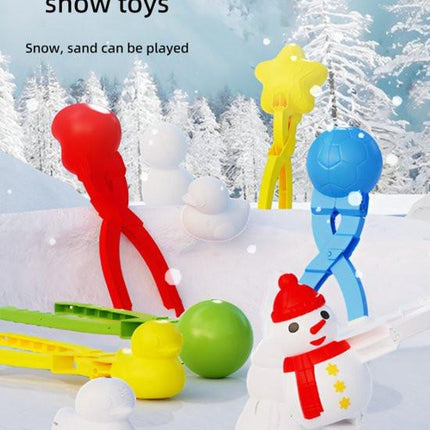 Snowball Maker for Kids | 6 Pieces - Safe PP Material.
