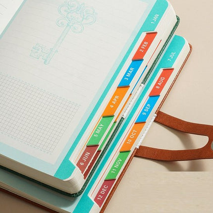 Agenda 2026 Adults - Planner - Journal - Organizer - Business - Texture - PU Material - A5 Format - Black.