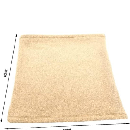 Winter Neck Warmer – Warm Ski Scarf and Face Covering against Cold and Wind – Comfortable and Thermal, Ideal for Skiing, Cycling and Outdoor Activities (Black).