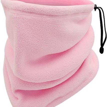 Winter Neck Warmer – Warm Ski Scarf and Face Covering against Cold and Wind – Comfortable and Thermal, Ideal for Skiing, Cycling and Outdoor Activities (Pink).