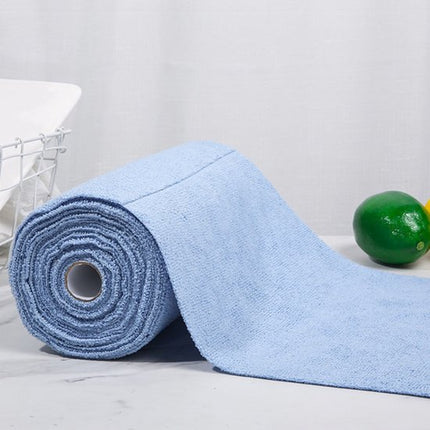 Dishcloth – 20 sheets per roll (25 × 25 cm) – Tear-off roll cloths – Reusable and durable – Multifunctional cleaning cloths for car, glass, floor, tiles, tables and kitchen.