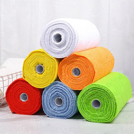 Dishcloth – 20 sheets per roll (25 × 25 cm) – Tear-off roll cloths – Reusable and durable – Multifunctional cleaning cloths for car, glass, floor, tiles, tables and kitchen.