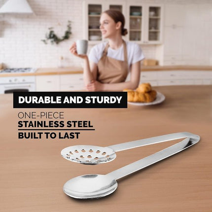 Tea tongs - lemon tongs - tea tongs - multifunctional ice cube and candy tongs - stainless steel tea tongs and pressing tool - an essential gift for tea lovers..