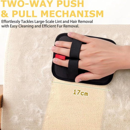Pet Hair Removal Gloves - 2-Piece Set - Pet Hair Removal Brush - Anti-static Dog Hair Removal Gloves - Suitable for clothing, furniture, carpets, cat beds, etc..