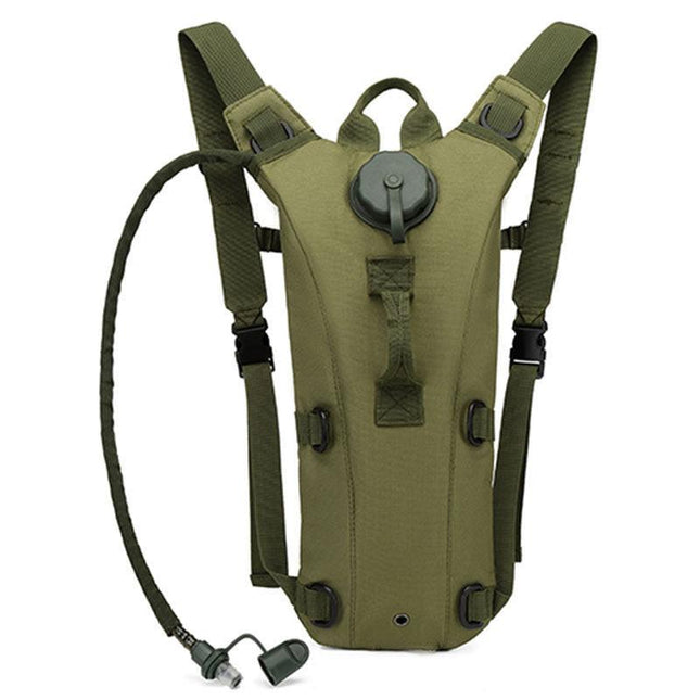Water Bag–Water Storage–Hydration Backpack–Camping & Hiking–Food Grade Portable Water Bag–3L–Military Green.