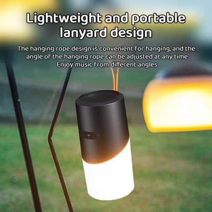 Bluetooth Speaker with LED Mood Lighting – 360° Sound & Light.