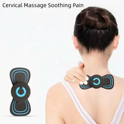 Portable Mini Massage Patch - 6 Modes - Smart EMS Massage & Heating.