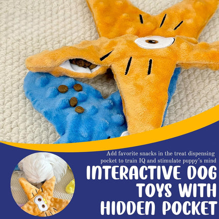Unfilled dog toy - squeaky - small to medium dogs - 4 pcs.