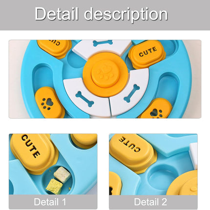 Dog Toys - Educational Toys - Treat Dispenser - Blue - 1pc.
