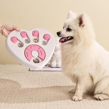 Dog Bowl - Slow Food Bowl - Educational Game - Interactive Toy - 1pc.