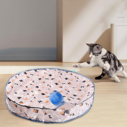 Play mat - Educational cat toy - USB automatic cat toy with three settings - 1 item.