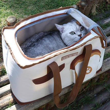 Cat Cage - Portable - For Pets up to 4.5 kg - Bread - 1 pc.