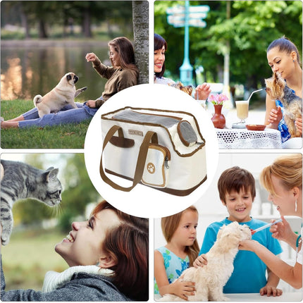 Cat Cage - Portable - For Pets up to 4.5 kg - Bread - 1 pc.