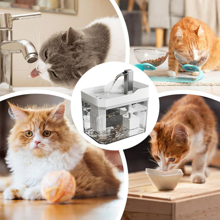 Pet Drinking Fountain - Large Capacity - Removable - 1pc.