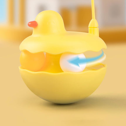 Cat Teaser - Interactive Cat Toy - Removable - Yellow - 1pc.