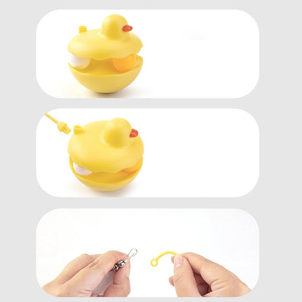Cat Teaser - Interactive Cat Toy - Removable - Yellow - 1pc.