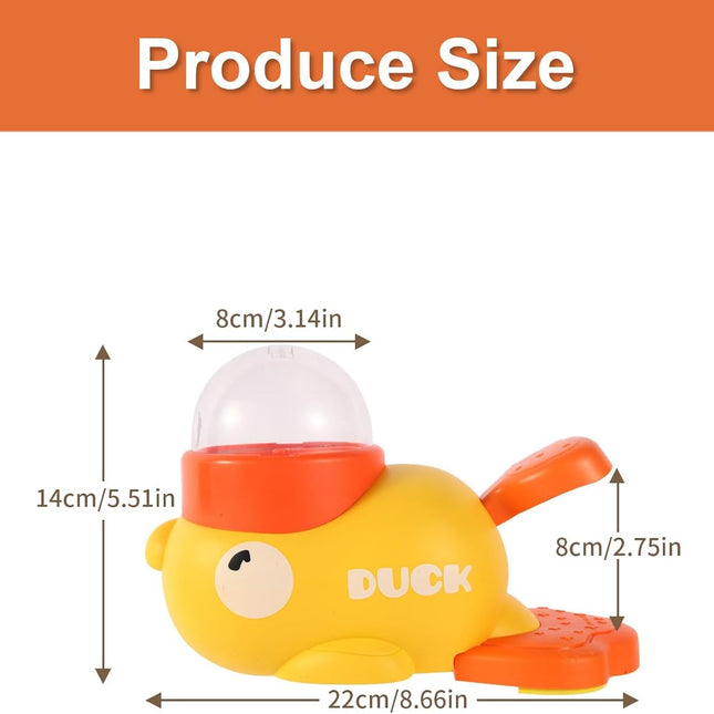 Pet Feeder - Toy - Automatic - Yellow Duck - 1st.