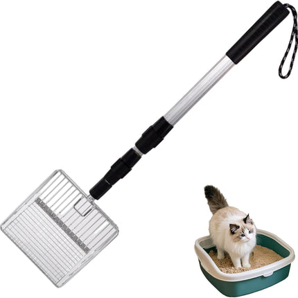 Cat Litter Scoop - Retractable - Metal - Portable - Multifunctional - 1st.