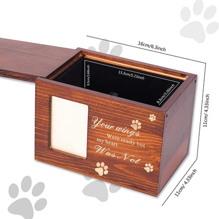 Pet Urn - Keepsake - Wooden Frame - 1pc.