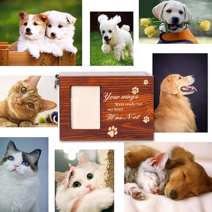 Pet Urn - Keepsake - Wooden Frame - 1pc.