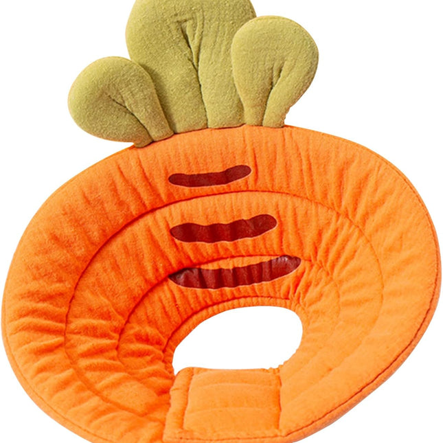 Pet Cone Collar - Soft - Prevents Licking and Biting - Carrot - Small - 1st.