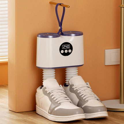 Shoe Dryer - Warm Air - Fast Drying & Odor Eliminating - Retractable - Timer - 1 Piece.