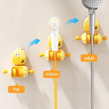 Shower Head Holder - Suction Cup Shower Head Holder - Punch-Free - Children's Shower Head Holder - Removable and Adjustable - 1 Pack.