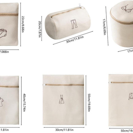 Washing Net-Laundry Nets-Washing Machine Deformation-Filter-6-Piece Set.