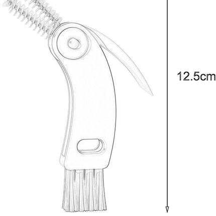 Bottle brush - bottle brush - cleaning brush - 3-in-1 cup lid brush - crevice groove cleaning - 1 pack.